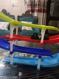 Wooden Flip & Go Racer Car Track – Fun Multi-Color Racing Toy for Kids – Safe & Durable Playset